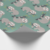 Cadeau Papier d'enrobage Motif Sloth (Coin)