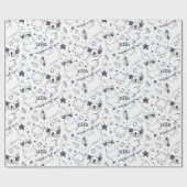 Cadeau Papier d'enrobage Motif Sloth (Plat)