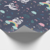 Cadeau Papier d'enrobage Motif Sloth (Coin)