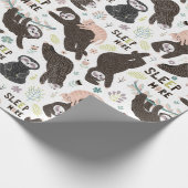 Cadeau Papier d'enrobage Motif Sloth (Coin)