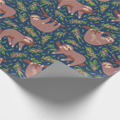 Cadeau Papier d'enrobage Motif Sloth (Coin)