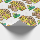 Cadeau Papier d'enrobage Motif Sloth (Coin)