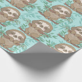 Cadeau Papier d'enrobage Motif Sloth (Coin)