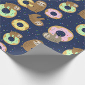 Cadeau Papier d'enrobage Motif Sloth (Coin)