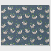 Cadeau Papier d'enrobage Motif Sloth (Plat)