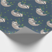 Cadeau Papier d'enrobage Motif Sloth (Coin)