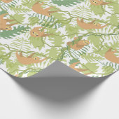 Cadeau Papier d'enrobage Motif Sloth (Coin)