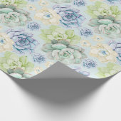 Cadeau Papier d'enrobage motif Succulent (Coin)