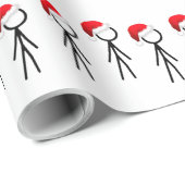 Cadeau Papier d'enrobage Père Noël (Coin rond)