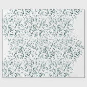 Cadeau Papier d'enrobage personnalisé | Conception argent (Plat)