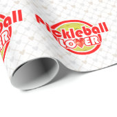 Cadeau Papier d'enrobage Pickleball Lover 2 (Coin rond)