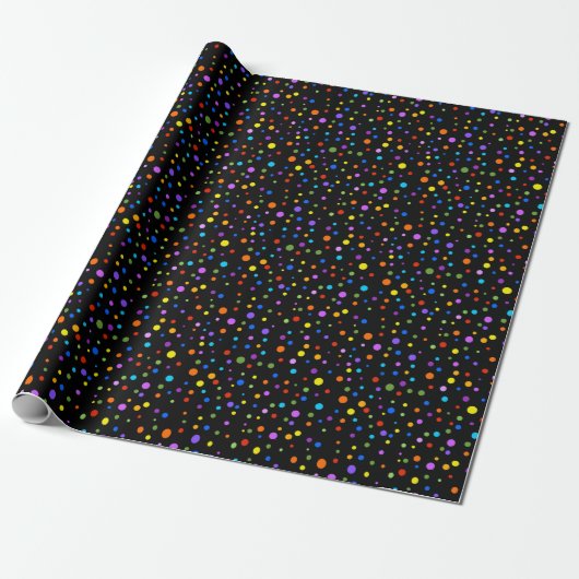 Cadeau Papier d'enrobage Polka Dot (Déroulé)