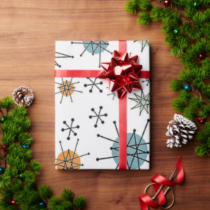 Cadeau Papier d'enrobage Retro Starburst
