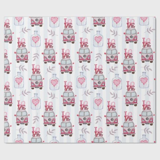 Cadeau Papier d'enrobage rétro Vans (Plat)