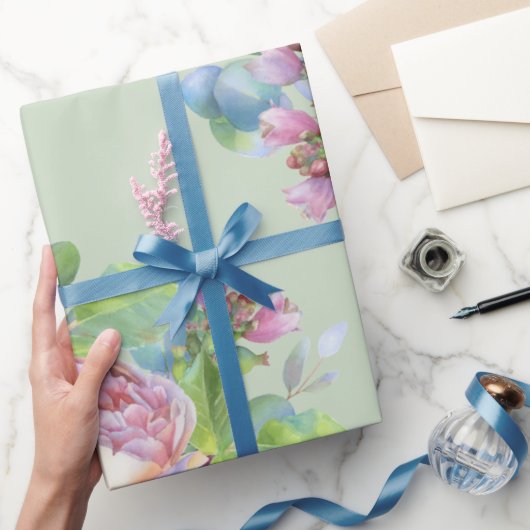 Cadeau Papier d'enrobage Rose (Cadeaux)