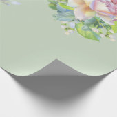 Cadeau Papier d'enrobage Rose (Coin)