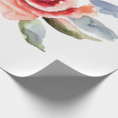 Cadeau Papier d'enrobage Rose (Coin)