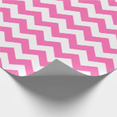 Cadeau Papier d'enrobage rose et blanc grand fromage (Coin)