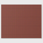 Cadeau Papier d'enrobage rouge Checker (Plat)