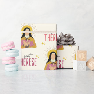 Cadeau Papier d'enrobage St. Therese