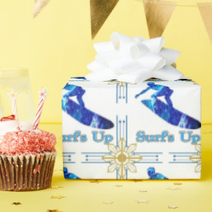 Cadeau Papier d'enrobage surf