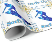 Cadeau Papier d'enrobage surf (Coin rond)