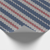 Cadeau Papier d'enrobage textile fileté (Coin)