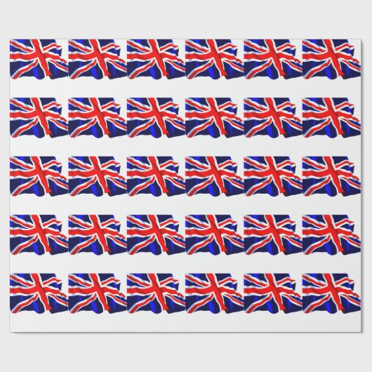 Cadeau Papier d'enrobage Union Jack (Plat)