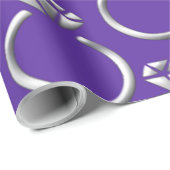 Cadeau Papier d'enroulement Motif (Coin rond)