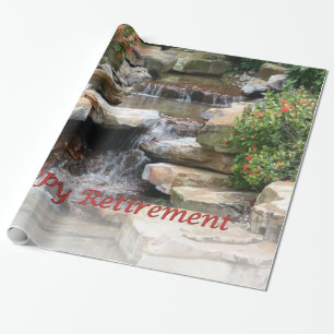Cadeau Papier d'enveloppe de cascade de cascade de jardin