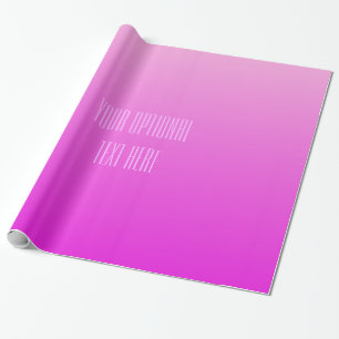 Cadeau Papier d'enveloppe de texte personnalisé Pink Grad