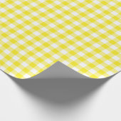 Cadeau Papier d'enveloppement à blanc et jaune-coche (Coin)