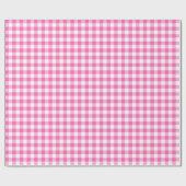 Cadeau Papier d'enveloppement à blanc et rose (Plat)