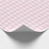 Cadeau Papier d'enveloppement à blanc et rose clair (Coin)