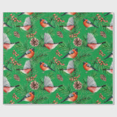 Cadeau Papier d'enveloppement à bulles de Noël (Plat)