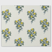 Cadeau Papier d'enveloppement à la flore (Plat)