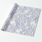 Cadeau Papier d'enveloppement à la glycine (Déroulé)