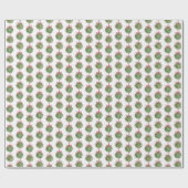 Cadeau Papier d'enveloppement à l'aquarelle Coquette Mist (Plat)