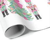 Cadeau Papier d'enveloppement à l'aquarelle de Nutcracker (Coin rond)