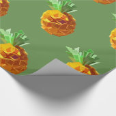 Cadeau Papier d'enveloppement à l'origami d'ananas (Coin)