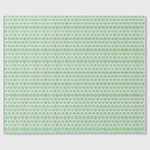 Cadeau Papier d'enveloppement à motif vert (Plat)