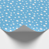 Cadeau Papier d'enveloppement à points Polka (Coin)