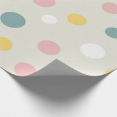Cadeau Papier d'enveloppement à points Polka (Coin)