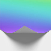 Cadeau Papier d'enveloppement à rayures brillantes arc-en (Coin)