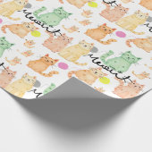 Cadeau Papier d'enveloppement à thème pour chats - Parfai (Coin)