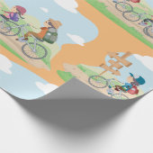 Cadeau Papier d'enveloppement à vélo extérieur (Coin)