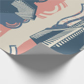 Cadeau Papier d'enveloppement Abstrait de la ville