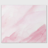 Cadeau Papier d'enveloppement Abstrait en marbre rose (Plat)
