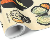 Cadeau Papier d'enveloppement Adolphe Millot Papillons (Coin rond)