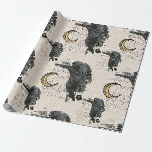 Cadeau Papier d'enveloppement alchimiste de corbeau